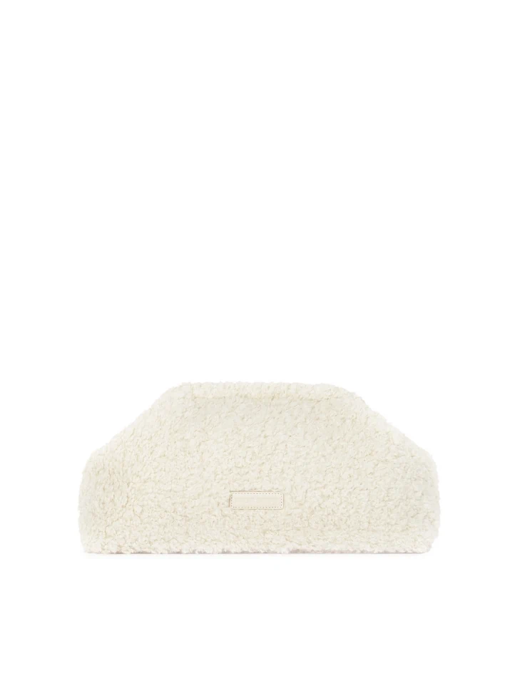 kazar Fur clutch bag in light color