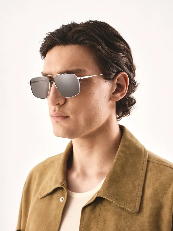 kazar Glasses with silver frame and lenses