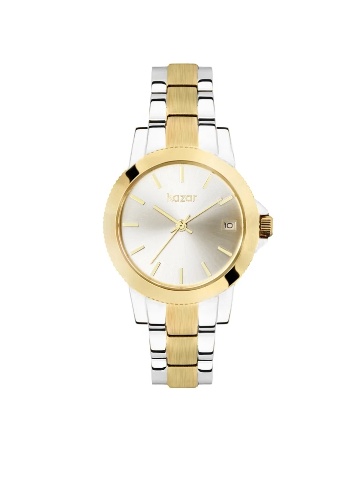 kazar Gold and silver bracelet watch