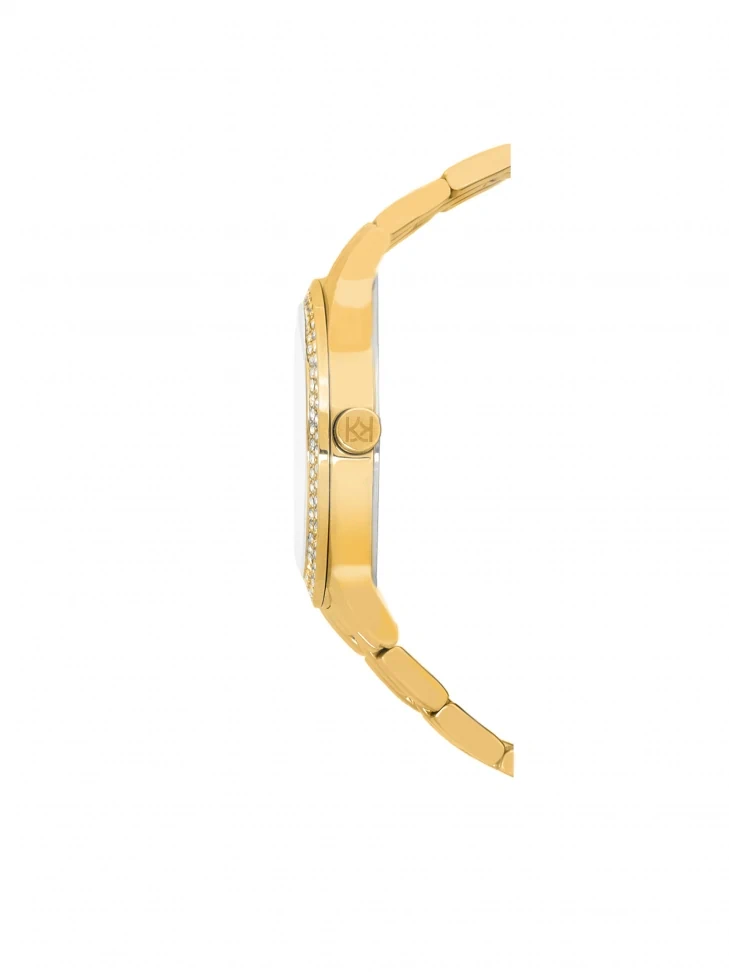 Kazar Gold-colored Watch With Crystals