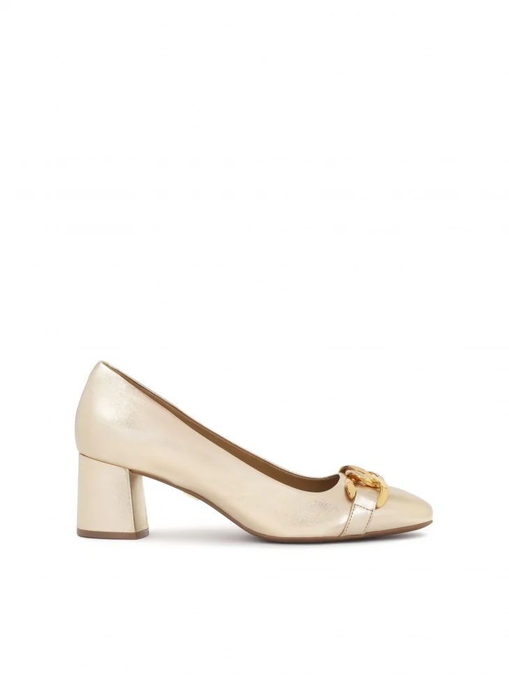 kazar Gold insole comfort pumps