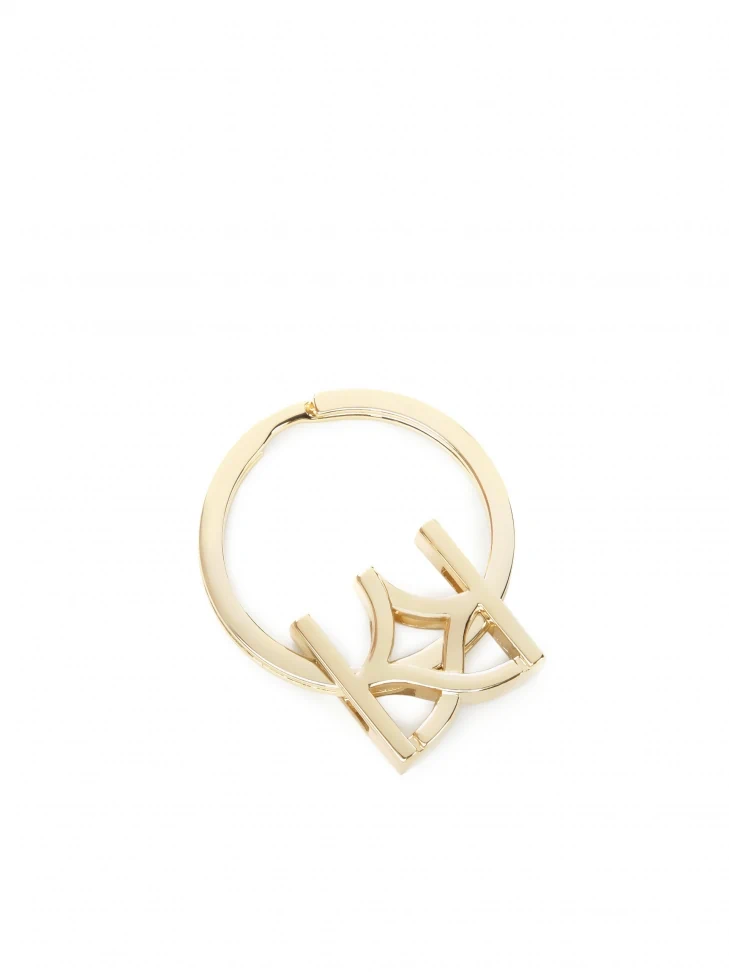 Kazar Gold Monogrammed Key Ring By KAZAR