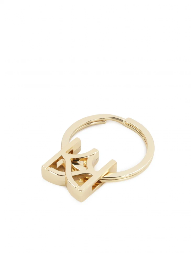 Kazar Gold Monogrammed Key Ring By KAZAR