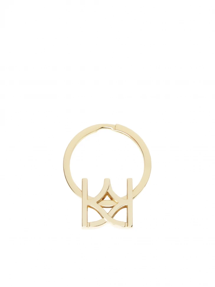 kazar Gold monogrammed key ring by KAZAR