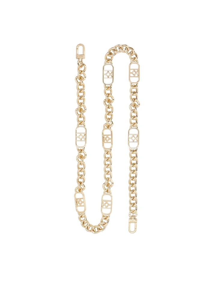 Kazar Gold Monogrammed Purse Chain