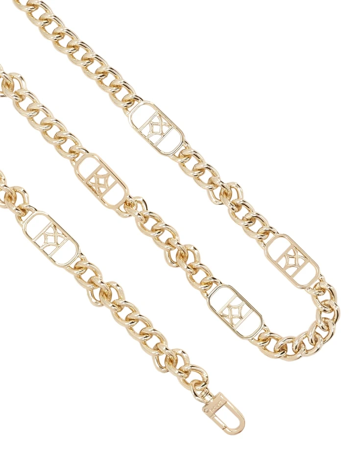 Kazar Gold Monogrammed Purse Chain