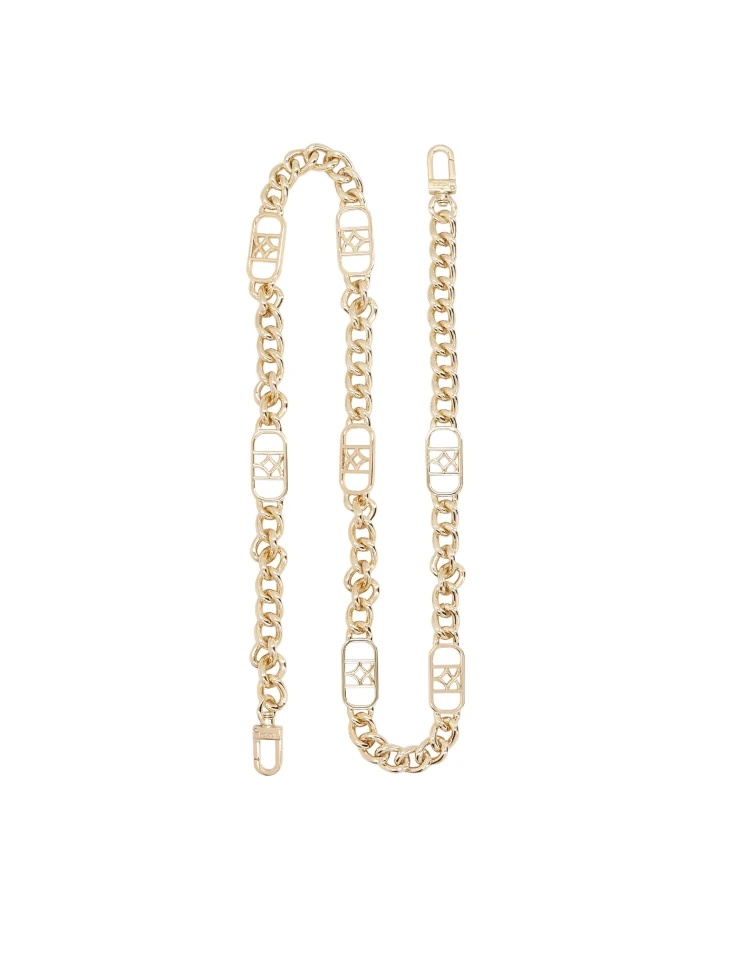 kazar Gold monogrammed purse chain