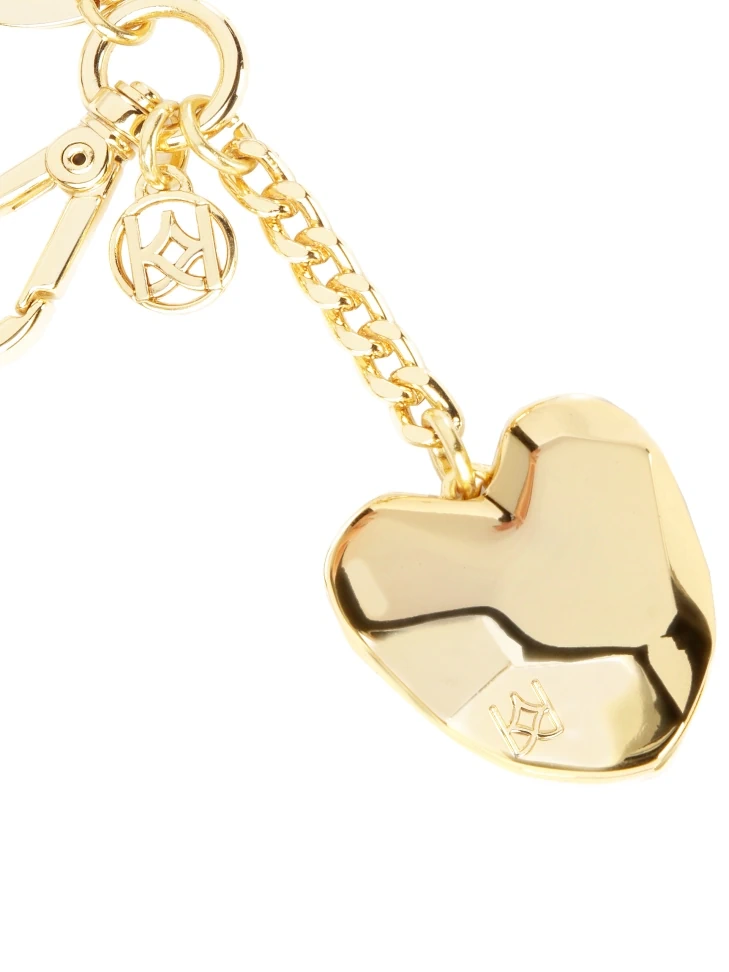 Kazar Gold Pendant With 3D Geometric Heart