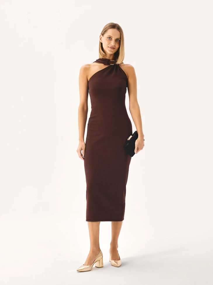 Kazar Gold Pumps With A Wide Heel