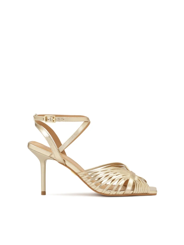 kazar Gold sandals with fine straps