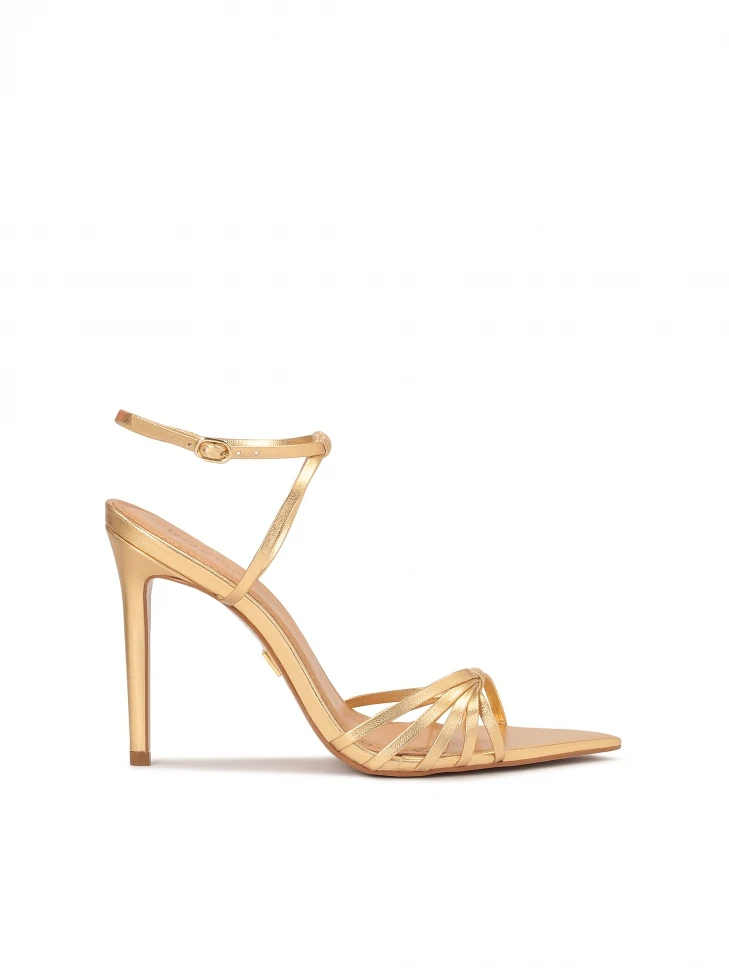 kazar Gold sandals with pointed nose