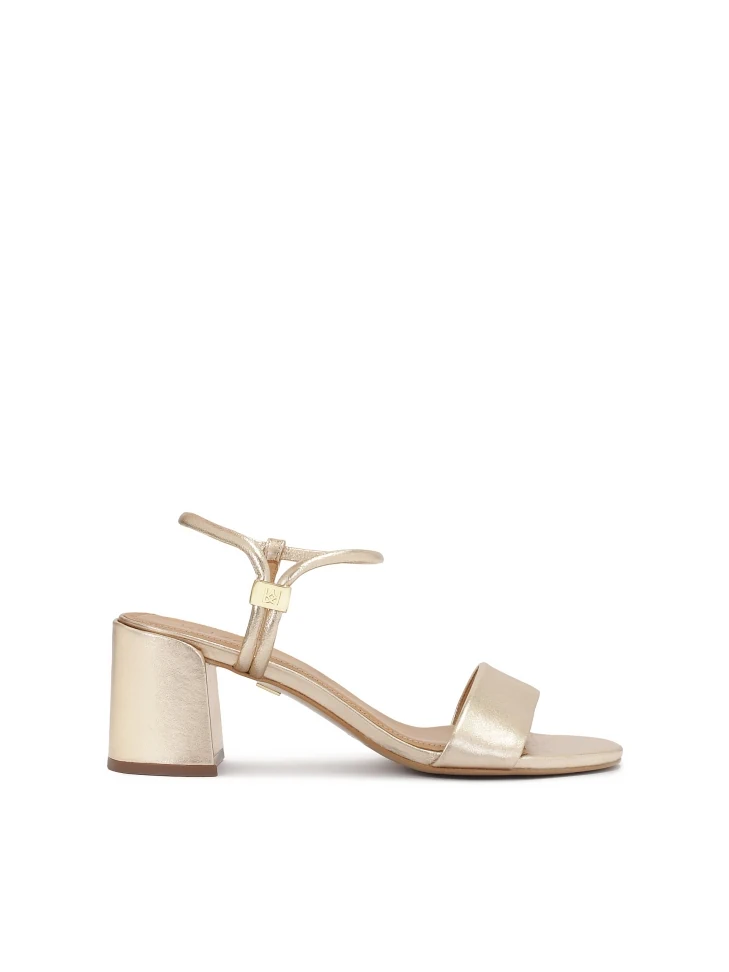 kazar Gold sandals with unique fastening