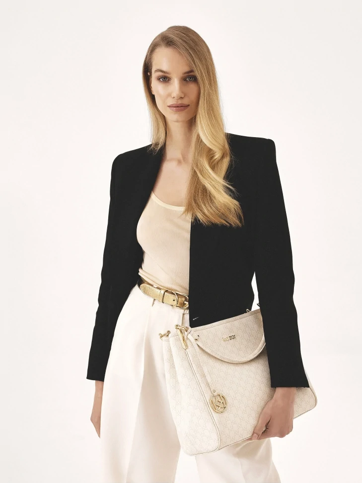 Kazar Gold Smooth Grain Leather Belt