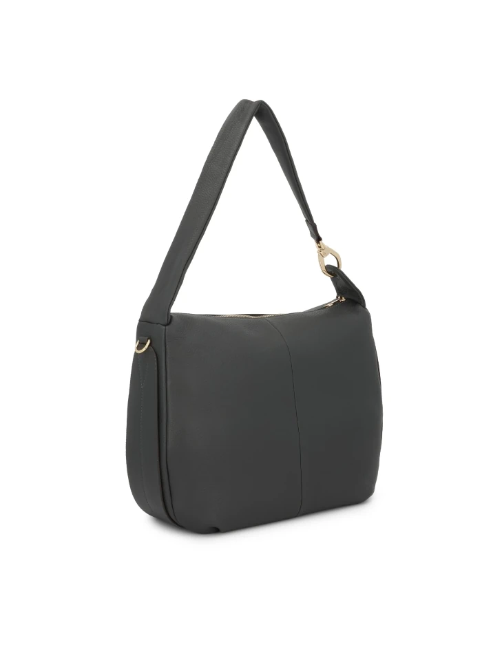Kazar Gray Handbag With A Comfortable Loose Fit
