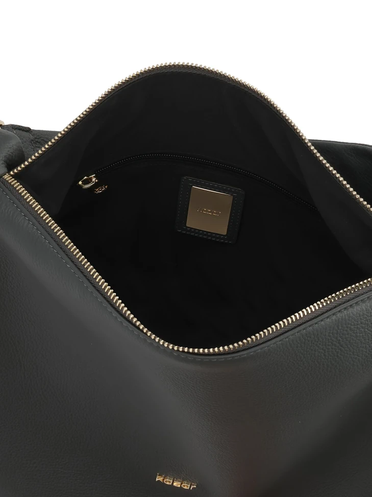 Kazar Gray Handbag With A Comfortable Loose Fit