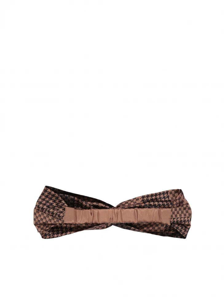 Kazar Grey Headband With KAZAR Monograms