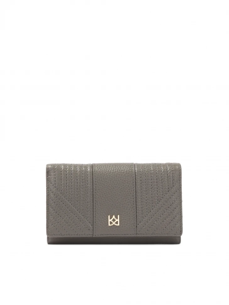 kazar Grey leather wallet