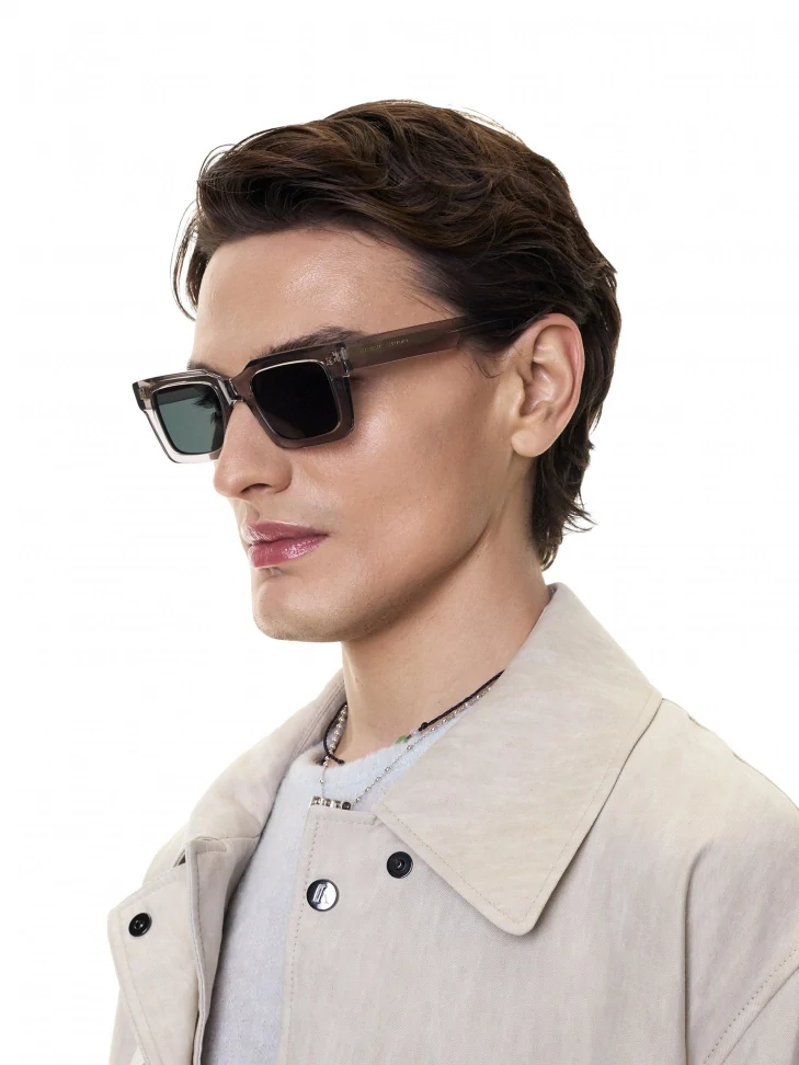 Kazar Grey Polarized Wayfarer Glasses