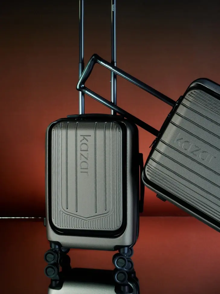 Kazar Grey Polycarbonate Universal Cabin Bag