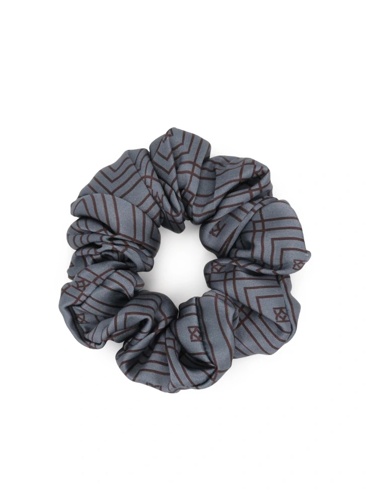 Kazar Grey Scrunchie
