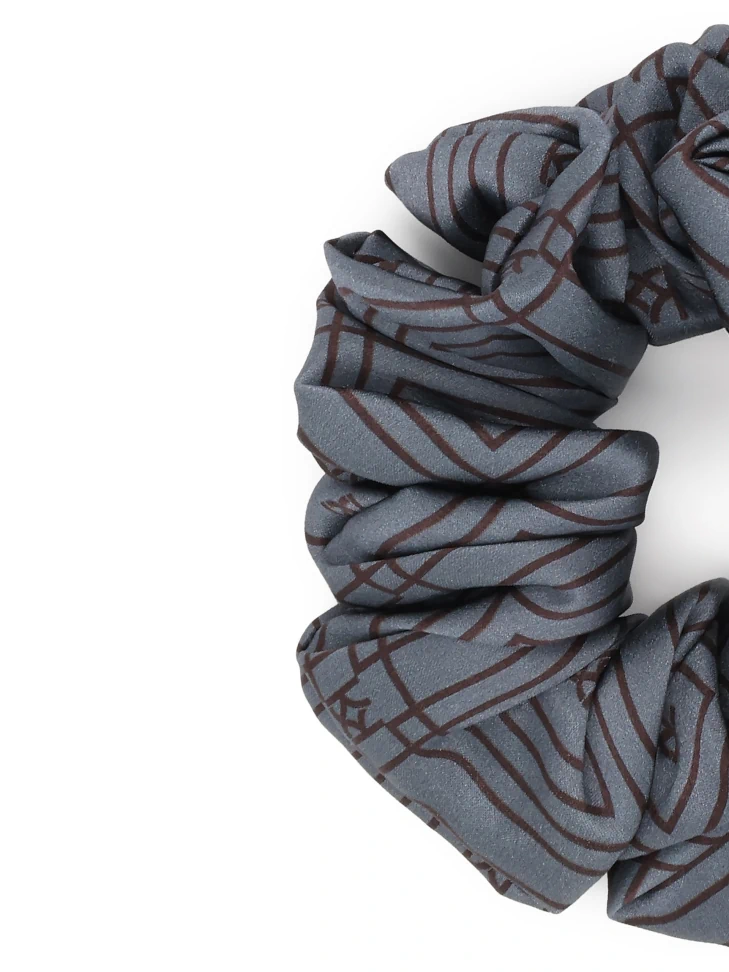 Kazar Grey Scrunchie