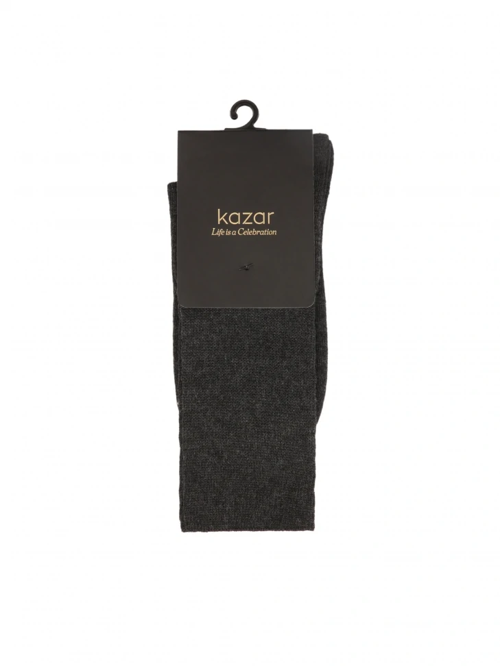 Kazar Grey Socks With Added Cashmere