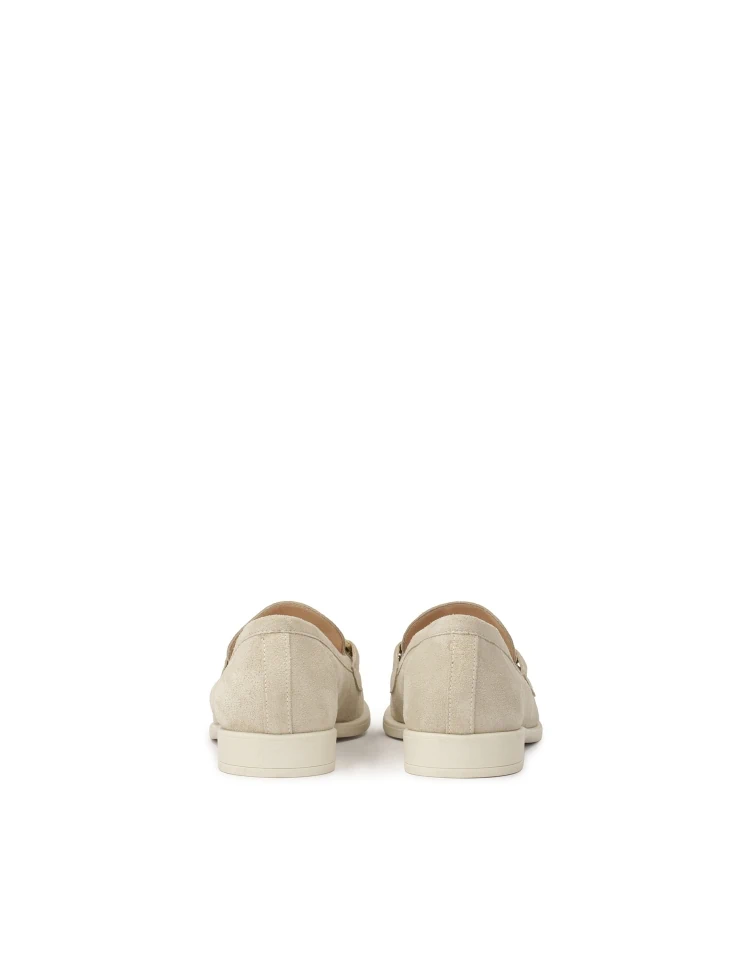 Kazar Grey Suede Loafers