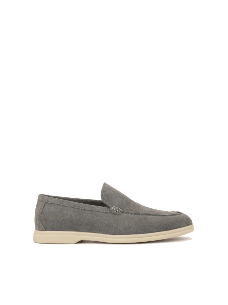 kazar Grey suede shoes with stitching