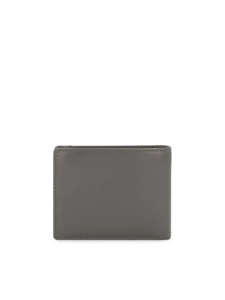 Kazar Grey Wallet With Removable Card Case