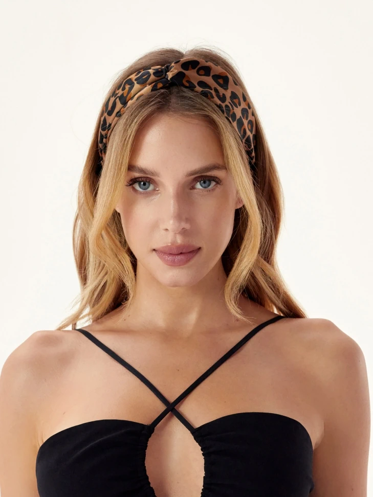 Kazar Headband In Animal Print