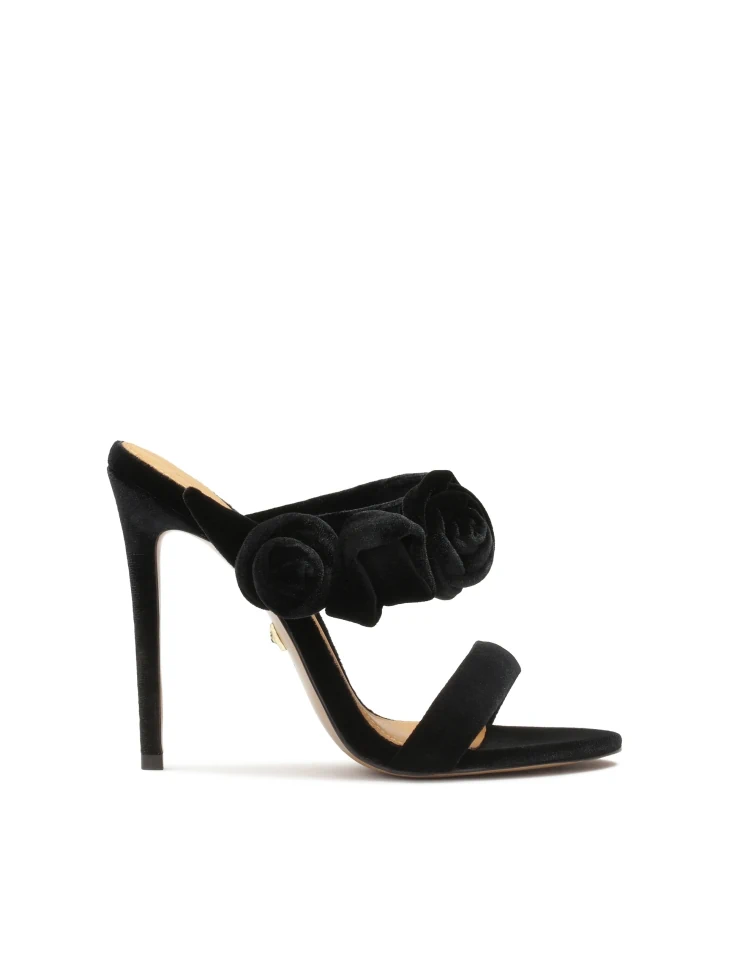 kazar Heeled mules decorated with 3D roses