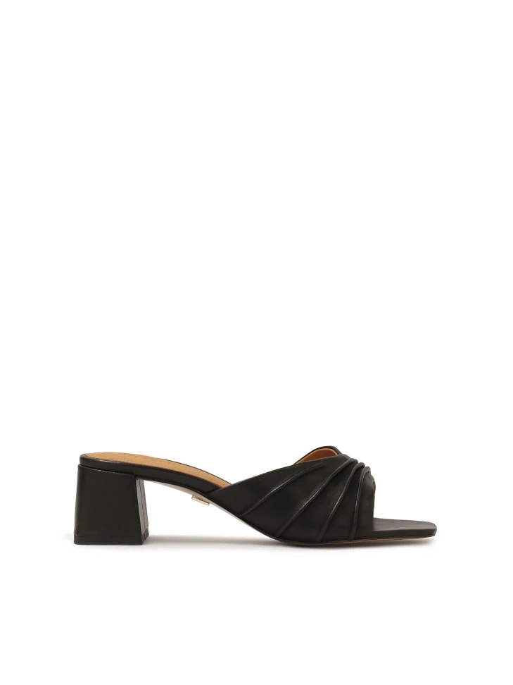 kazar Heeled mules with crinkle strap