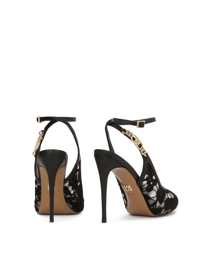 Kazar Heeled Sandals With Lace-up Upper