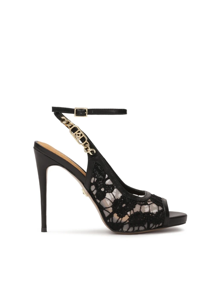 kazar Heeled sandals with lace-up upper