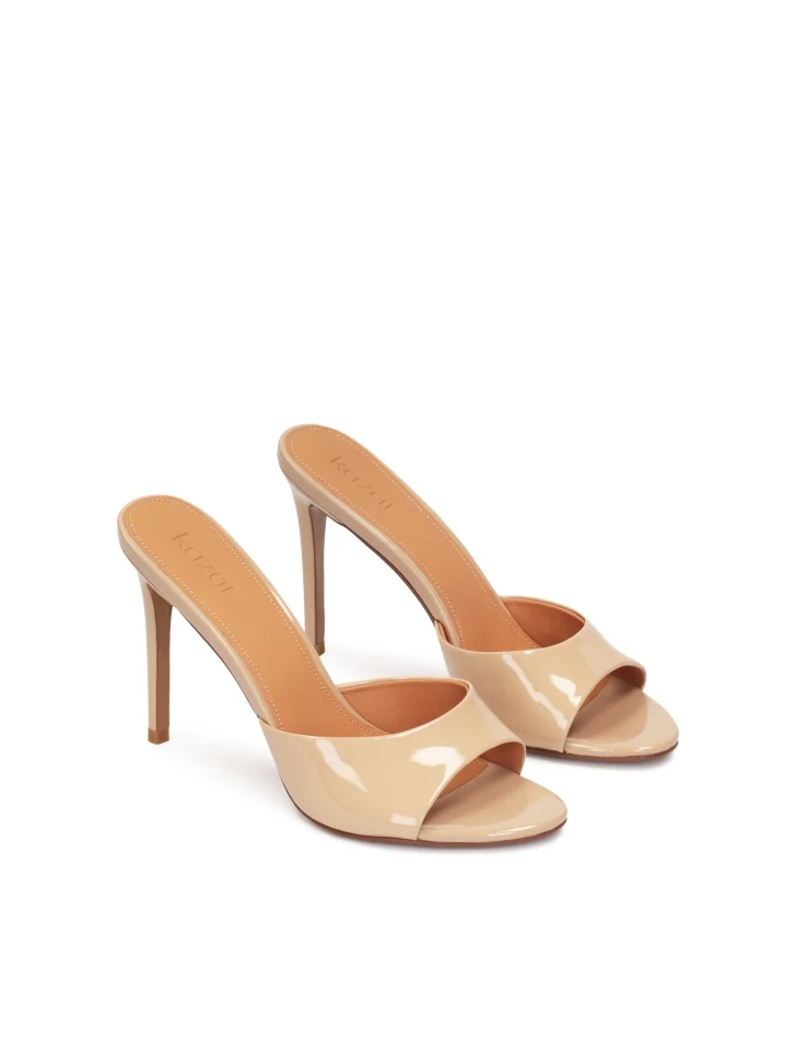 Kazar High-heel Mules In Patent Leather