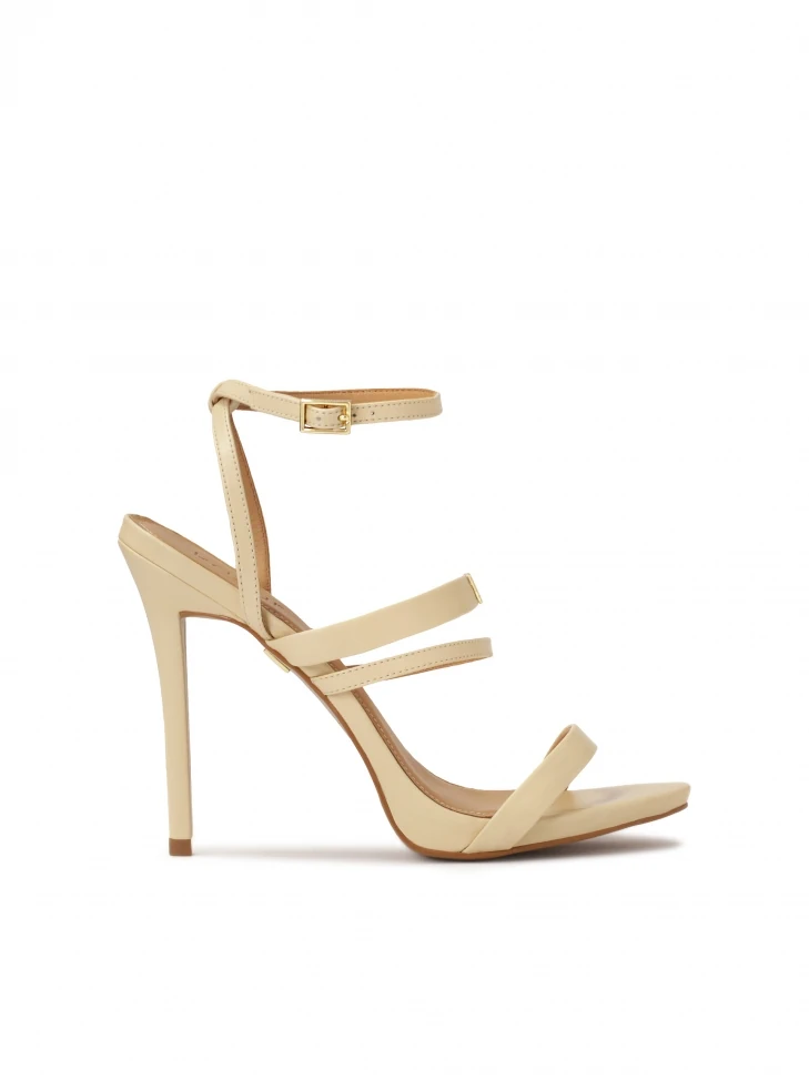 kazar High-heeled leather sandals