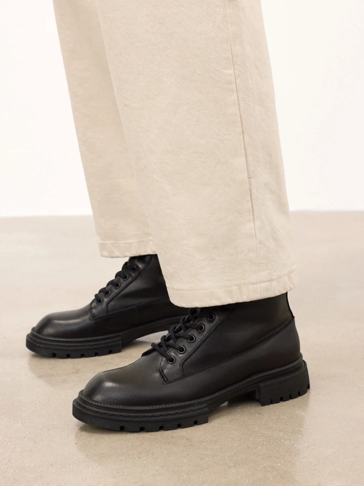 Kazar High Laced Leather Boots