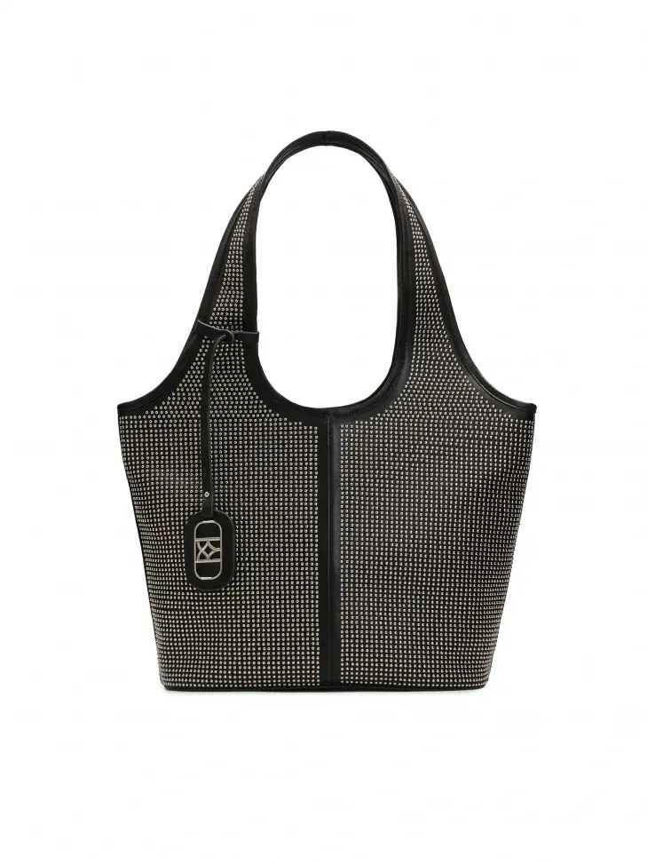 kazar Hobo bag decorated with small metal rivets