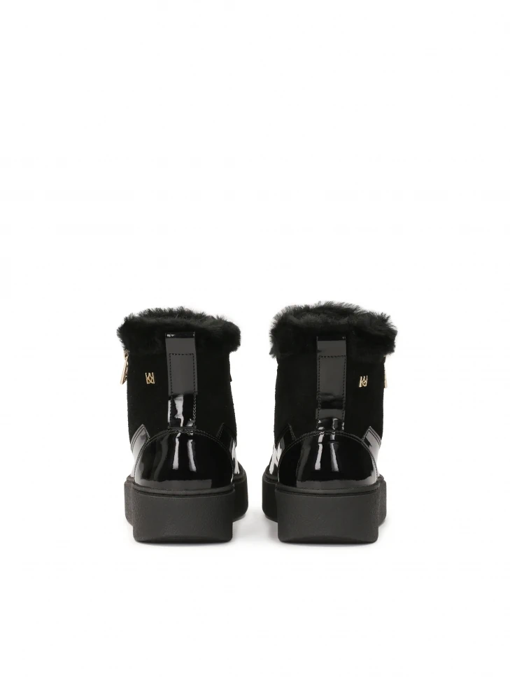 Kazar Insulated High-top Sneakers With Zipper
