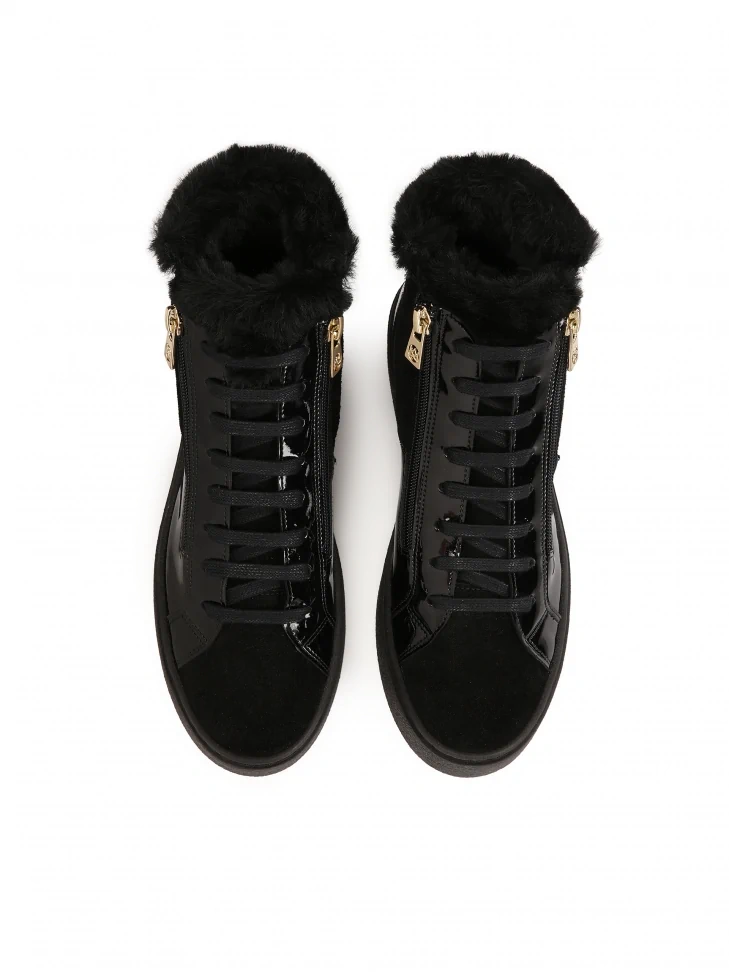 Kazar Insulated High-top Sneakers With Zipper