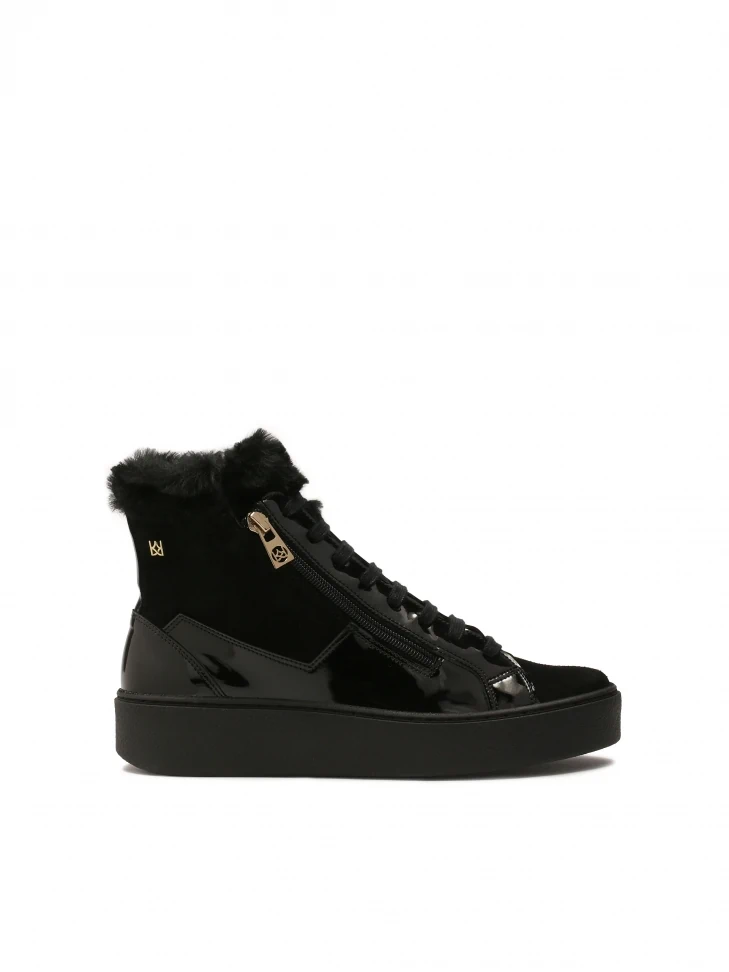 kazar Insulated high-top sneakers with zipper