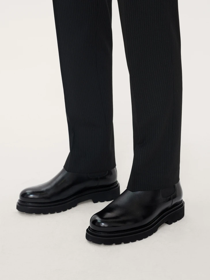 Kazar Insulated Leather Chelsea Boots