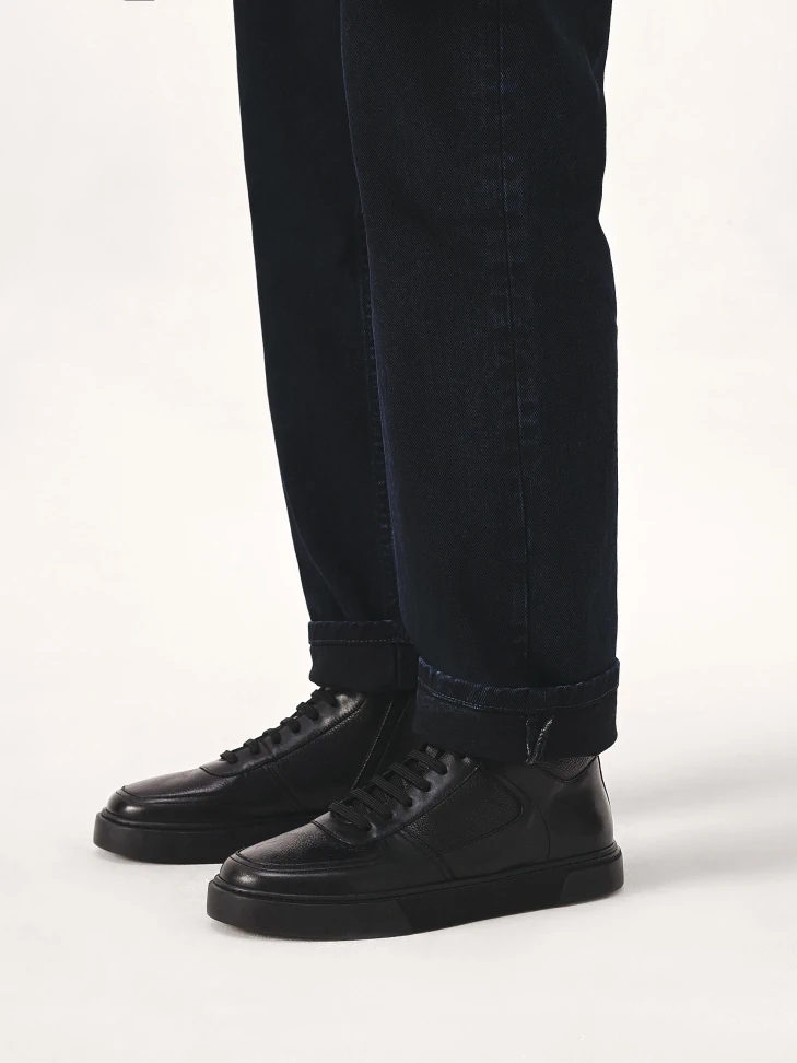 Kazar Insulated Men's Sneakers In Black Color