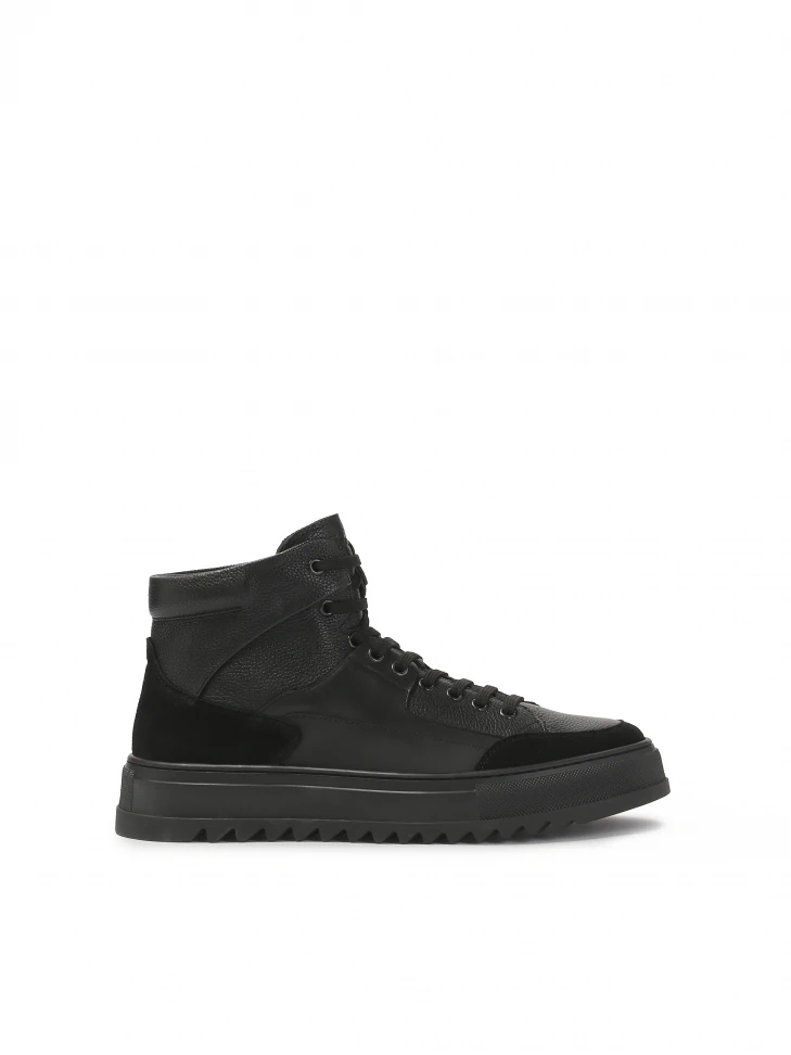 kazar Insulated suede and smooth leather sneakers