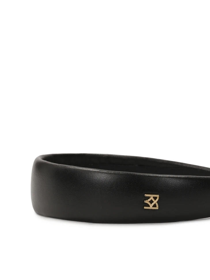 Kazar KAZAR Monogrammed Black Headband