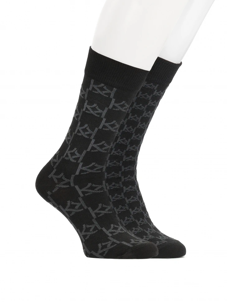 kazar KAZAR monogrammed cotton odd socks