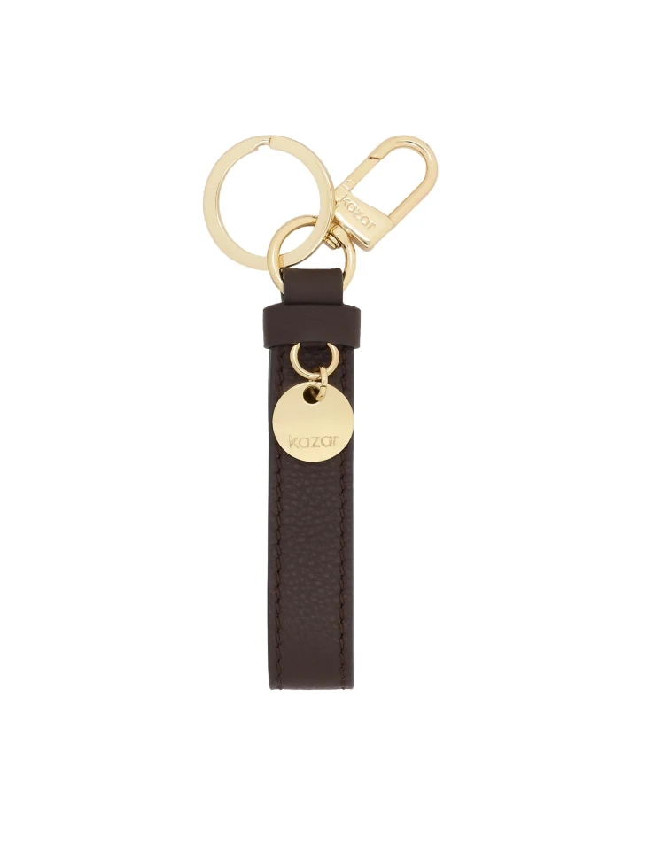 kazar Key ring with brown leather strap