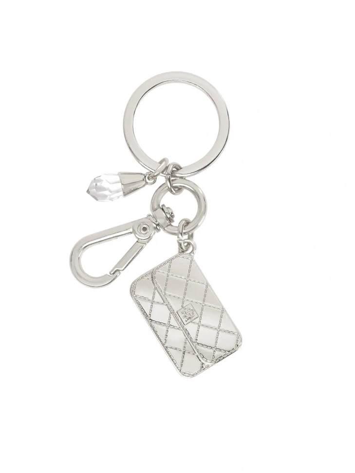 kazar Key ring with pendant purse and crystal