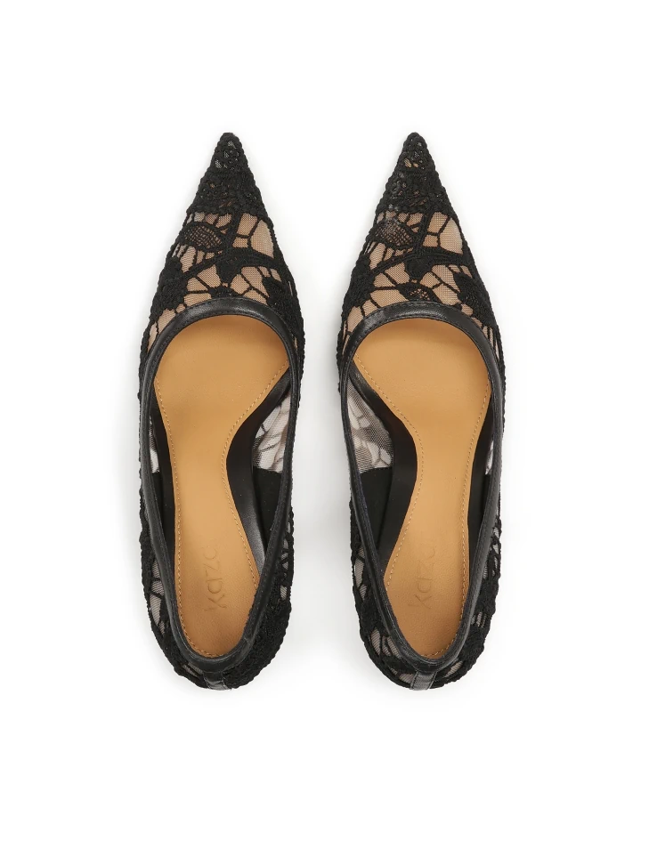 Kazar Lace Evening Pumps