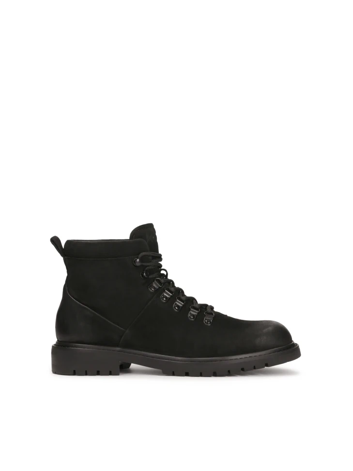 kazar Lace-up boots in black nubuck